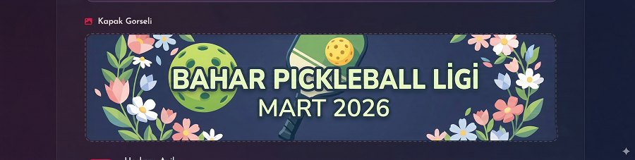 Bahar Pickleball Ligi Mart 2026